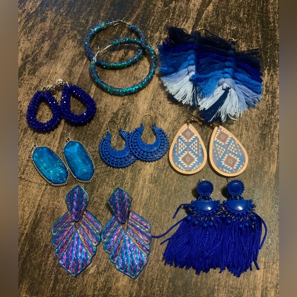 Blue Women's Earring Set - Picture 1 of 1